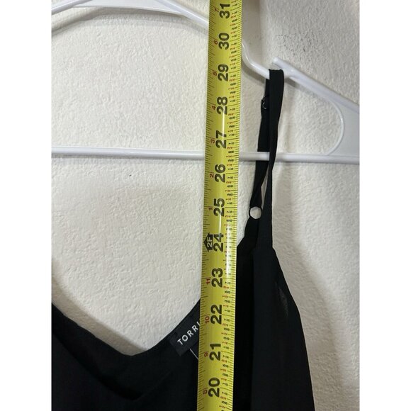 Torrid Black Sleeveless Chiffon Cami Tank Top Shirt Size Large (0) - Picture 6 of 7